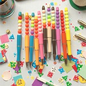 Colorful Beaded Pens Set